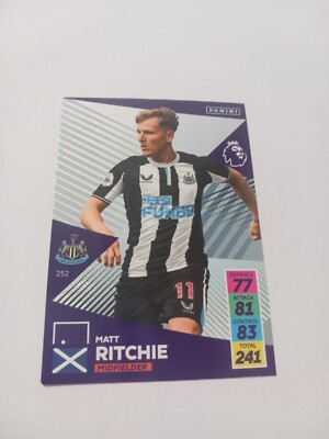 Trading Karte Matt Ritchie Newcastle United NEU 