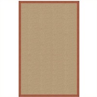 Linon Athena Cotton Rug In Sisal And Burnt Orange-8' X 10'1 on sale Linon Athena Cotton Rug In Sisal And Burnt Orange-8' X 10'1 on sale