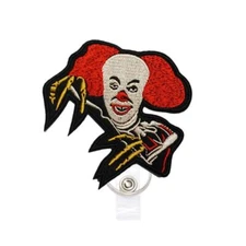Reeleer Joker Badge Reels Retractable with Alligator Clip and Key Ring 24 inc...