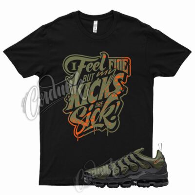 SICK BIG T Shirt for N VaporMax Plus Olive Green Orange Sequoia Cactus Jack 6