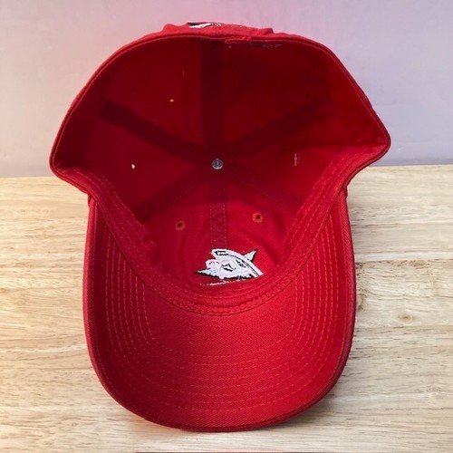 *NWOT* CAROLINA HURRICANES Reebok Red Retro Logo NHL Official Fitted Hat (M) - Picture 7 of 8