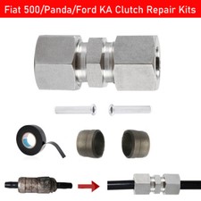 For Fiat 500 Ford KA Clutch Pipe Kit+Instructions-Slave Master Cylinder Leak Fix