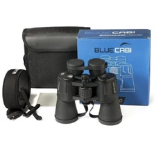 Blue Cabi Binoculars 10x50 Includes Strap & Carry Bag 1000yd Field of View FOV