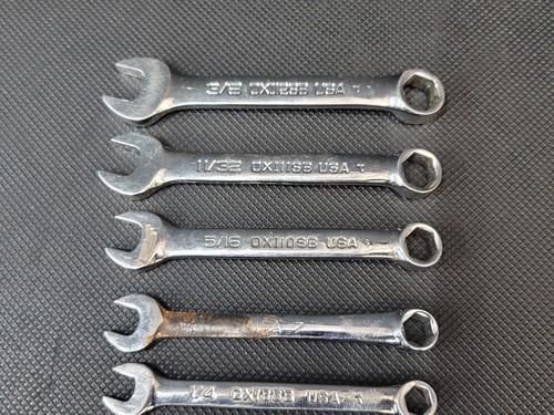 Snap on 9pc 6-point Midget Combo Wrench Set 1/8" - 3/8" - Picture 17 of 18