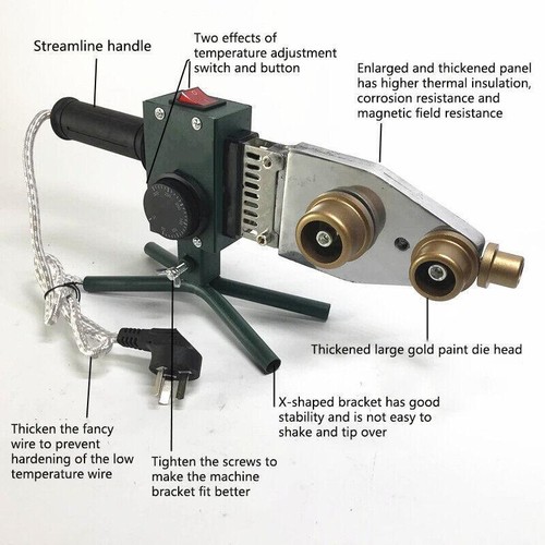 PPR Wasserrohr Heißrohr Maschine Haushalt Elektrotechnik Fusion Spleißer - Bild 6 von 6