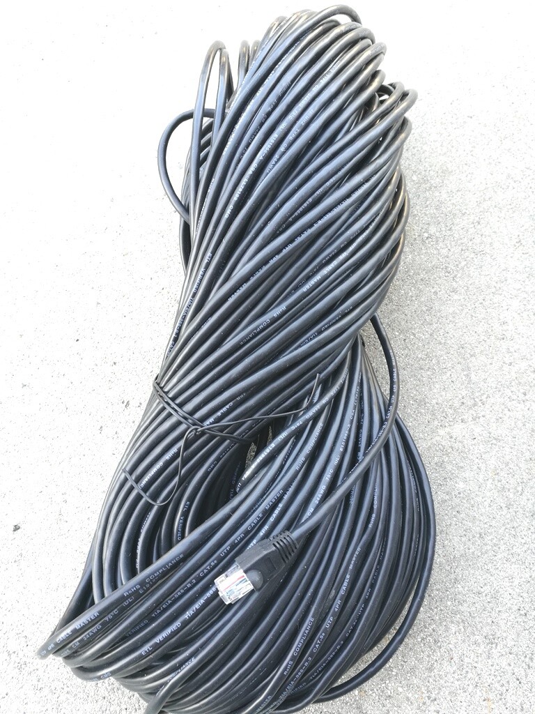330ft Cat5e Outdoor Waterproof Cable Direct Burial Shielded