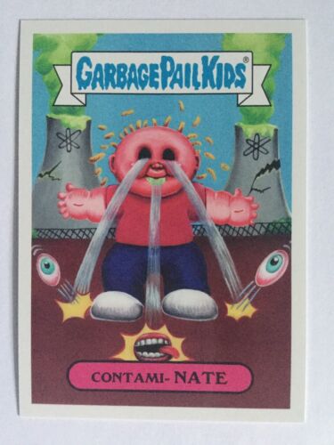 Garbage Pail Kids Topps 2017 Adam-Geddon Sticker Pollution 4b Contami-Nate - Picture 1 of 2