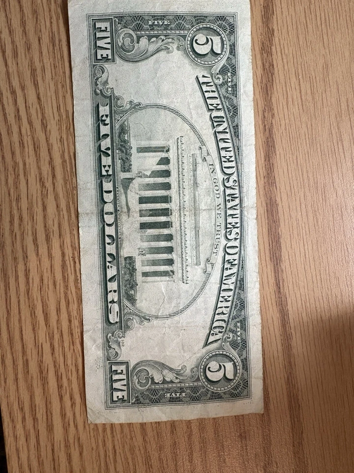 1981 A misprinted $5.00 - Image 2 of 2