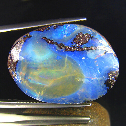 1.95CT UNIQUE RARE ! MATRIX DESIGN FLASHY AUSTRALIAN NATURAL BOULDER