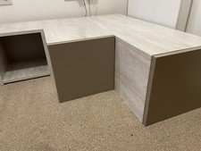 WHIT TV STAND WITH STORAGE 