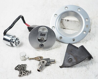 Seltenes 96-98 Buell S1 Lightning OEM Zündschloss Zündschlüssel Set