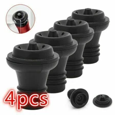 4 CAPS FOR VACUUM PUMP WINE BOTTLES (VACUVIN VACUUM VIN TYPE)