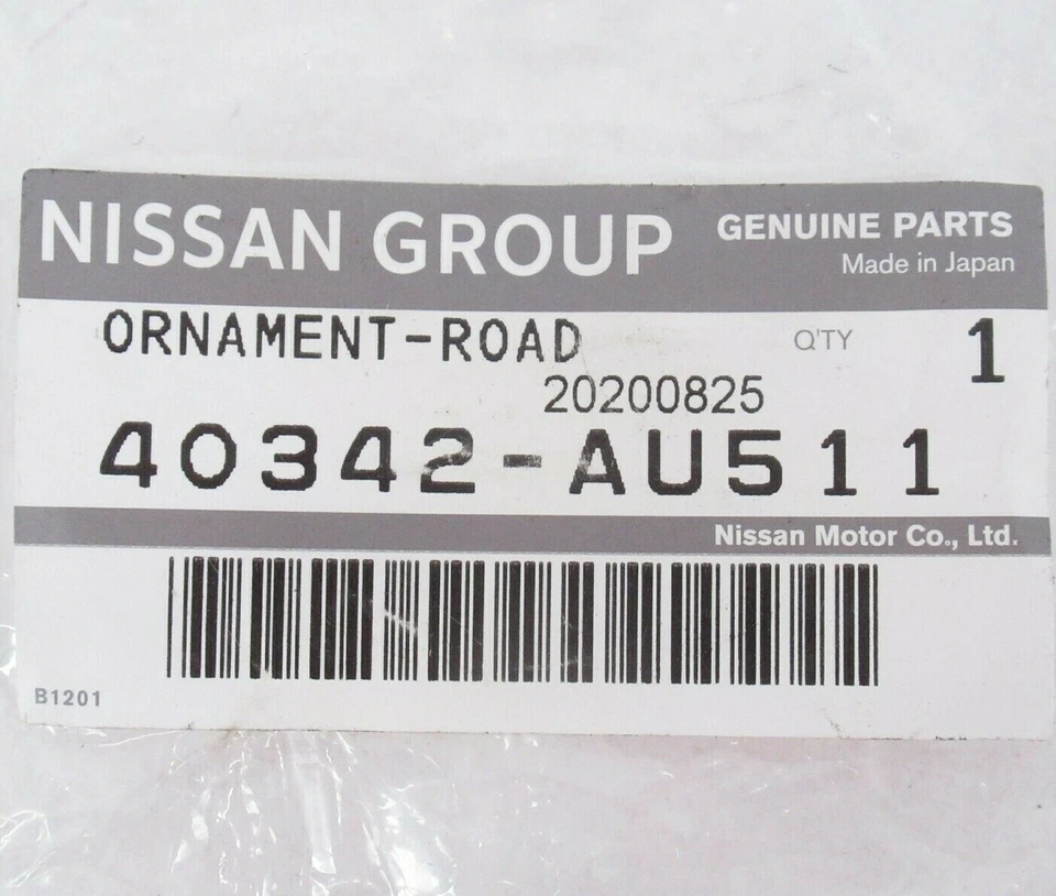 Cubierta de tapa central de rueda genuina Nissan 40342-AU511 Máxima Murano Rogue Sentra etc. Foto 2 de 3