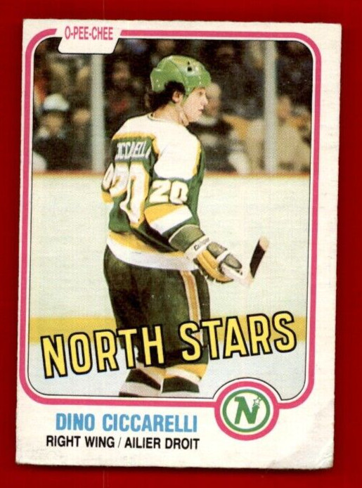 1981-82 O-Pee-Chee #161 Dino Ciccarelli RC VG