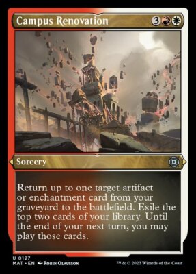 March of the Machine: Aftermath - Campus Renovation - Foil Etched