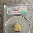 U.S. Mint 2026 American Eagle 1/10 oz Gold CAC MS69 Business Strike Slab