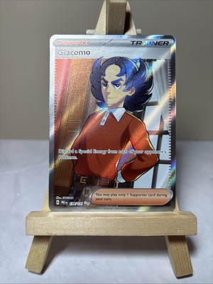 Pokémon TCG Giacomo 138/131 Sv: Prismatic Evolutions Full Art Holo Ultra Rare