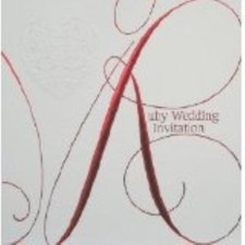Ruby Wedding Anniversary Quality Foil Invitation 