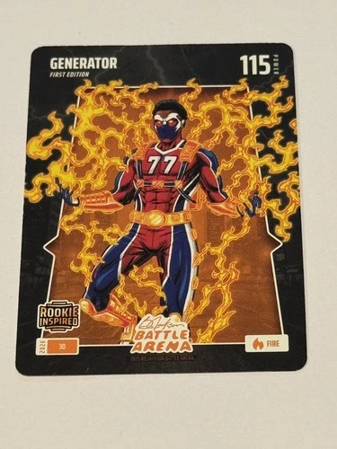 2026 Bo Jackson Battle Arena Generator "VJ Edgecombe" Fire #30 Rookie RC