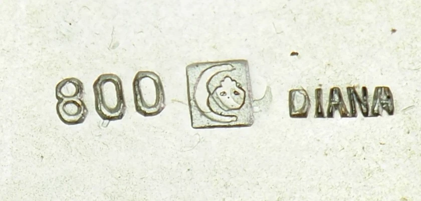 Borsa A Rete Diana In Argento 800 Con Frange - Immagine 4 di 4