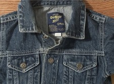 Oshkosh B  gosh Girls Boys Toddler Vintage Y2K Jean Denim Jacket 12 Months