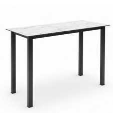 Kettler Bartisch Stehtisch Alu Gartentisch 140x70cm H.96 cm Anthrazit HPL Platte