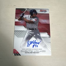 Quentin Holmes 2017 Bowman's Best Autograph #B17-QH Cleveland Indians
