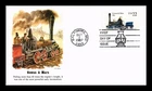 US COVER GOWAN & MARX LOCOMOTIVES FIRST DAY ISSUE FLEETWOOD