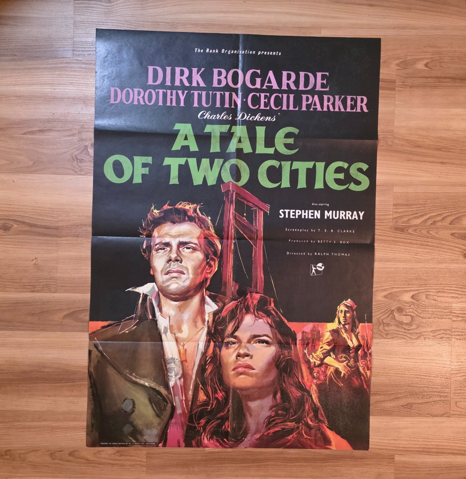 A Tale of Two Cities (1958) English U.K. 1sh Movie Poster 27x41" | eBay