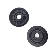 Pack of 2 Headlight Dust Cover 80mm Rubber Seal with 20mm Hole Universal for