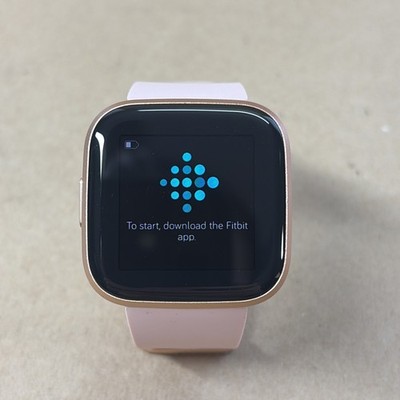 Fitbit Versa 2 Fitness Activity Tracker Watch FB507 with Band Tested Works