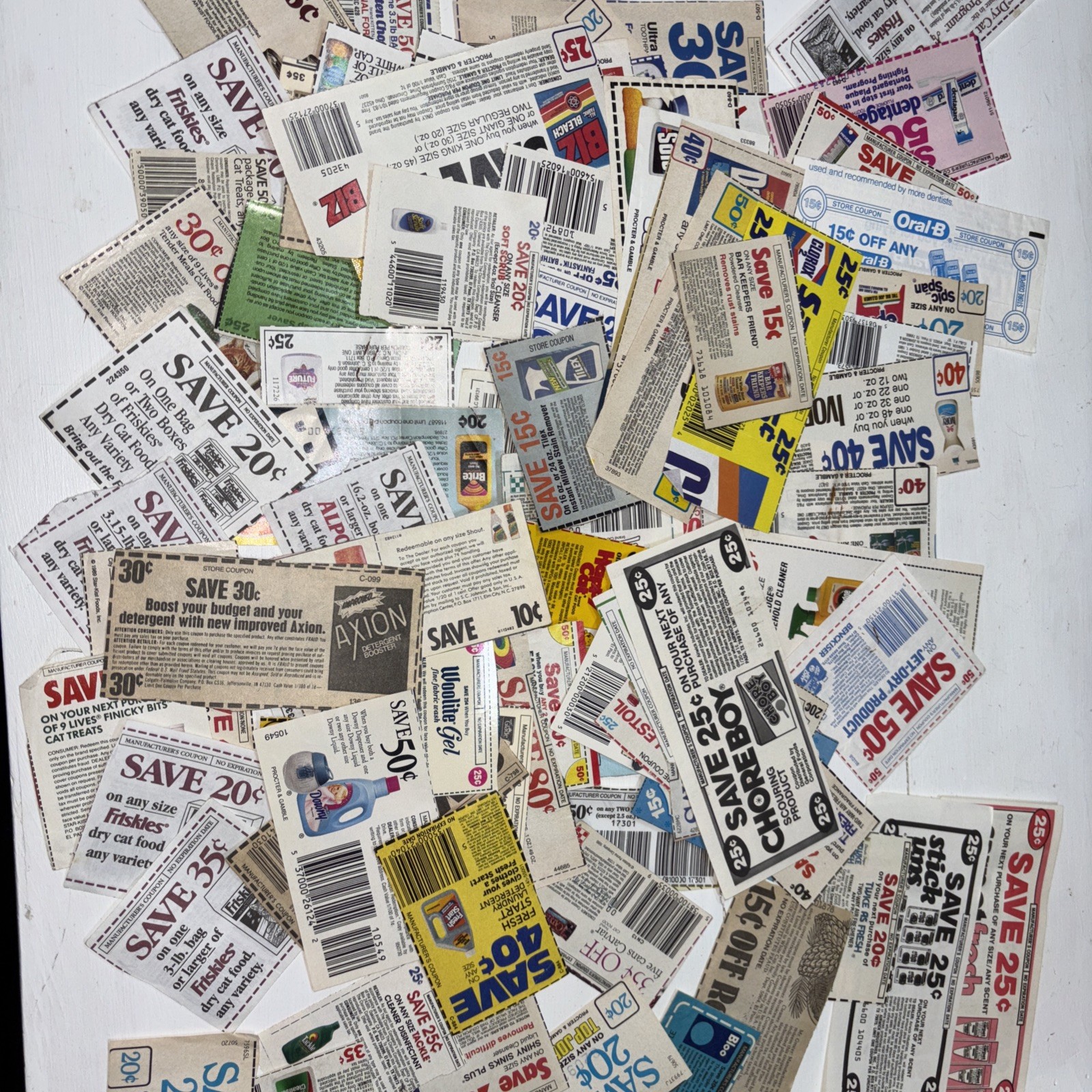 Vintage Lot Of 80+ Cleaning Cat Food Coupons No Expiration Advertising Ephemera