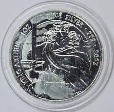 2023 1oz .999 Silver Great Britain Royal Mint King Arthur Myths & Legends in Cap