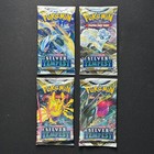 Pokemon Silver Tempest Booster Pack Art Bundle (Set Of 4) Sealed Sword & Shield