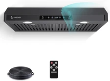 under Cabinet Range Hood 30 Inch, 750CFM Stainless Steel Kitchen Stove Vent Hood