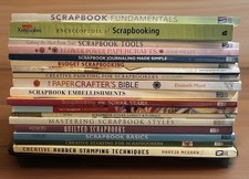 17 Scrapbooking  Papercrafting Book Lot   Techniques, Stamping, Journaling