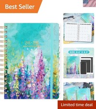 Stylish 3- Monthly Planner with Inner Pocket - Daily Scheduling Made Easy