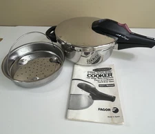 Vintage Fagor Multirapid 3 Liter Stainless Steel Pressure Cooker * Rare Size B53