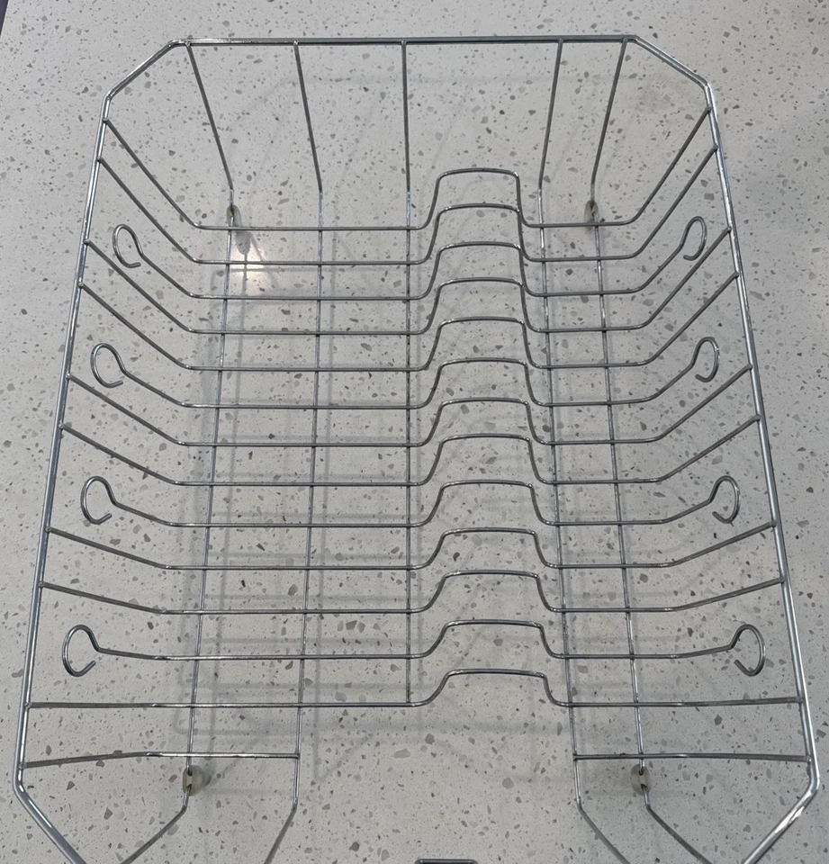 Rubbermaid Wire Dish Rack Drainer Silverware Holder Large - Image 3 of 4