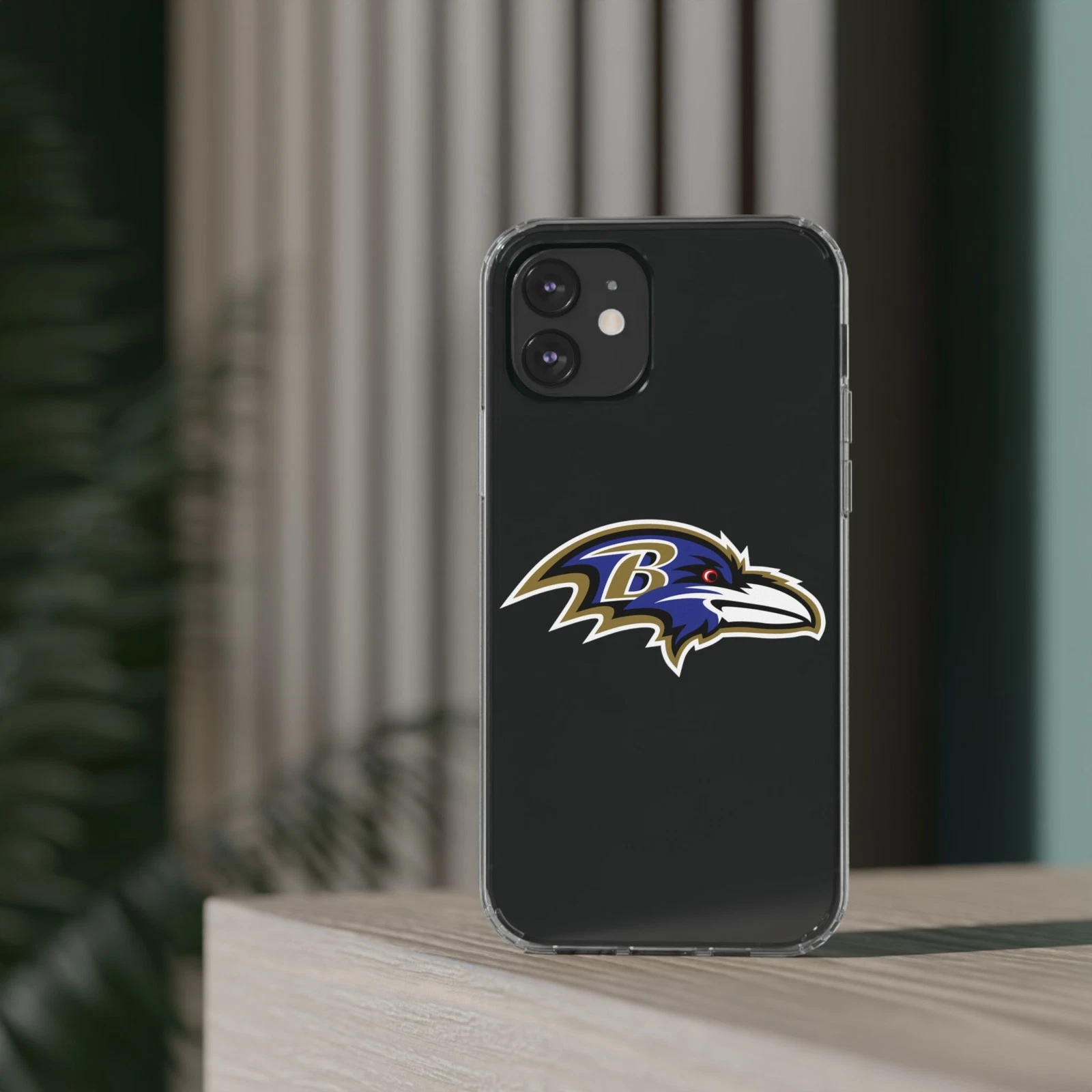 Baltimore Ravens Clear Phone Case for iPhone