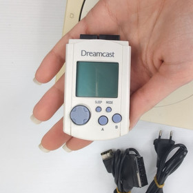 SEGA Dreamcast PAL Console Complete with Controller, Memory & Cables - Head