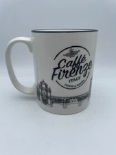 Borgo De Medici Caffe' Firenze Italy Coffee & Bakery Coffee Mug White 16oz C61