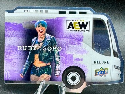 2022 Upper Deck Allure AEW BUSES Insert #BU-8 RUBY SOHO  1:160 SP Case Hit