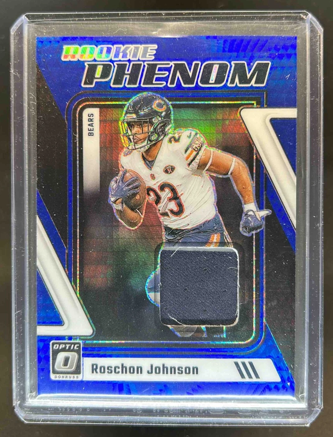 Roschon Johnson Panini Donruss Optic Rookie Phenoms Relics #RPRJ Base