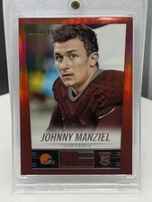 Johnny Manziel 2014 Panini Score Hot Rookies RED  #/149 RC Card #187