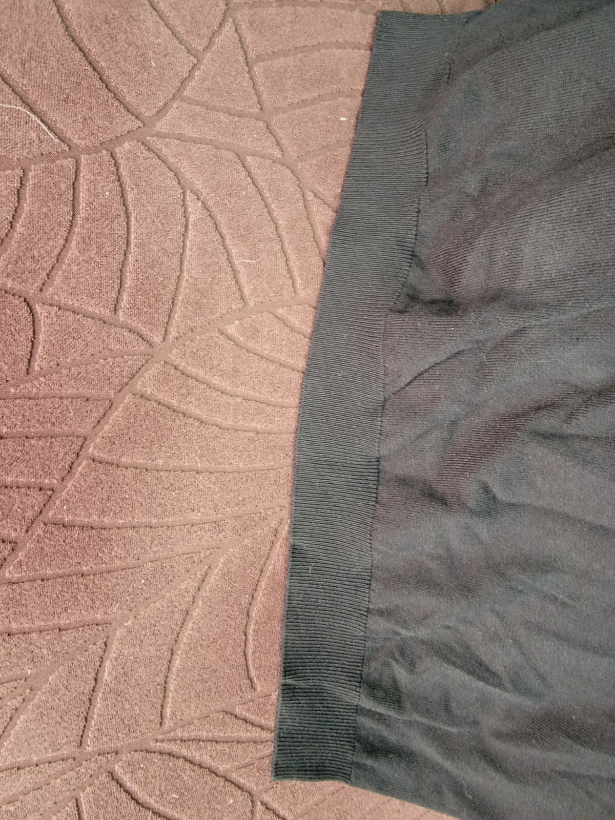 ZARA Mens Ribbed Mock Neck Shirt Short Sleeve Casual Minimalist Top Black Size:M thumbnail 9