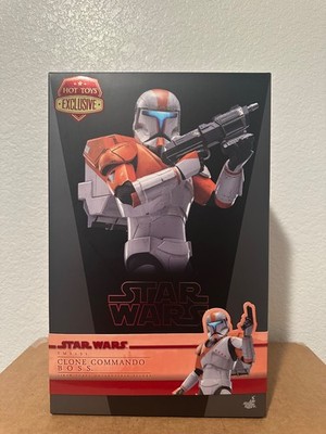 Hot Toys TMS151 Star Wars The Clone Wars Clone Commando Boss 1/6 Figure 