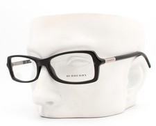 Burberry B 2083 3001 Eyeglasses Frames Glasses Polished Black  Silver 52-15-135