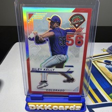 Panini 2025 Prospect Edition Riley Kelly 173 Rockies Prizm Serial Numbered /199 