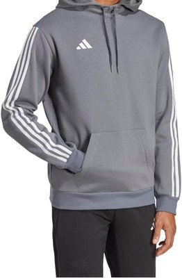 Adidas Men's Large Tall Trio23 League Sweat Hoodie, Team Onyx, HZ3021